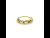 August Birthstone Band Marquise Peridot Band