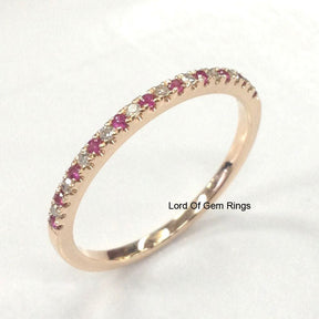 Reserved for adarakjian32048,Custom Made Ruby&Damond Wedding Ring,Size 10 - Lord of Gem Rings