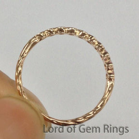 Reserved for Annie Moissanite Wedding Band3/4 Eternity Ring 14K Yellow Gold - Lord of Gem Rings